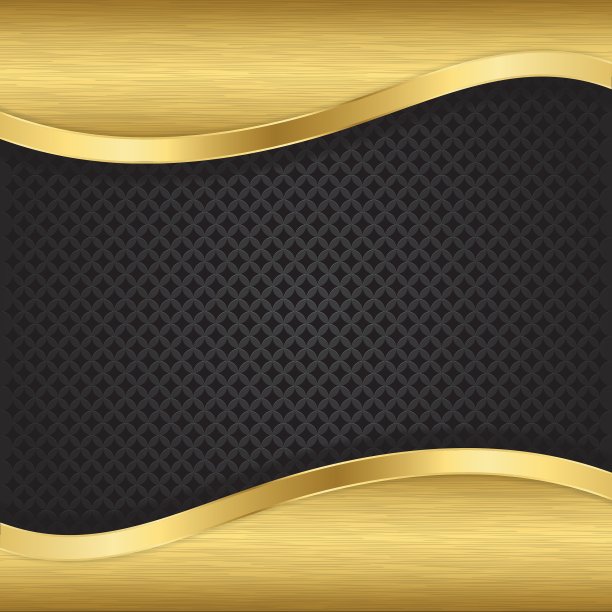 抽象的金色背景与金属烤架图片下载