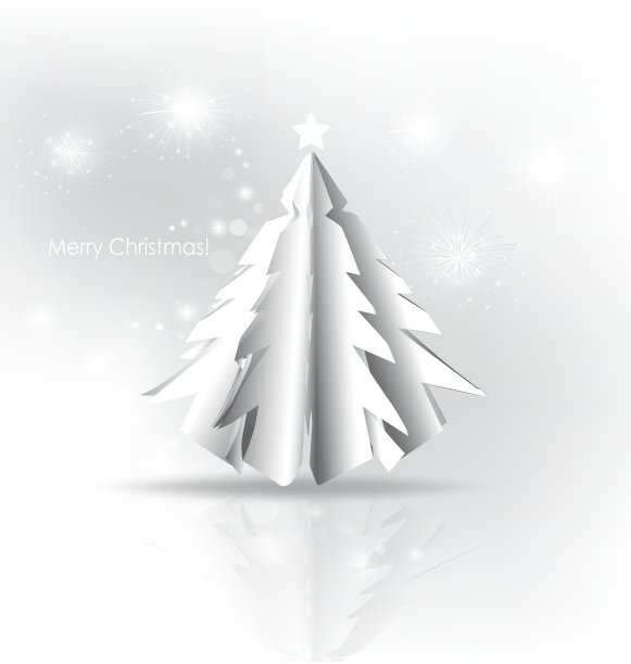 圣诞背景纸圣诞树图片下载
