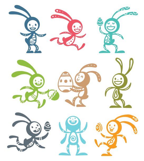 复活节兔子图片下载