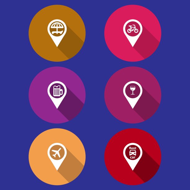 地图上的指针图片下载