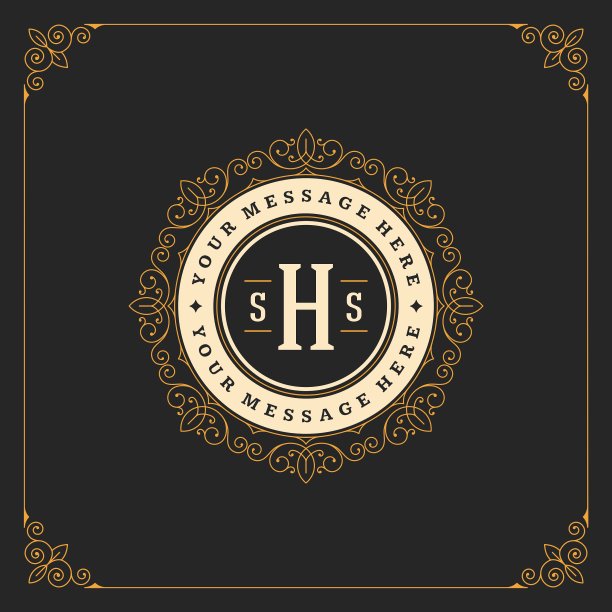 皇家标志设计模板装饰图片下载