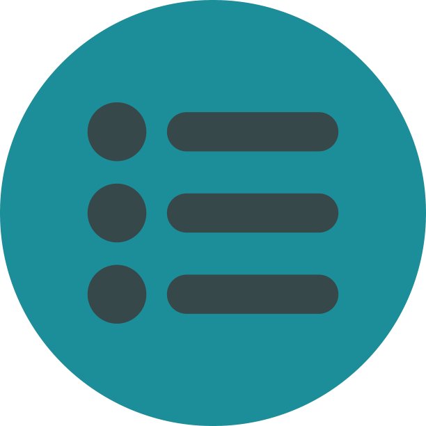 项目平软蓝色圆形按钮图片下载