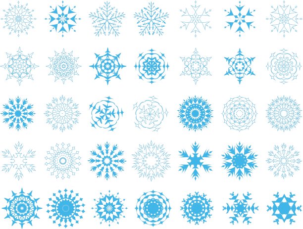 雪花合集图片下载
