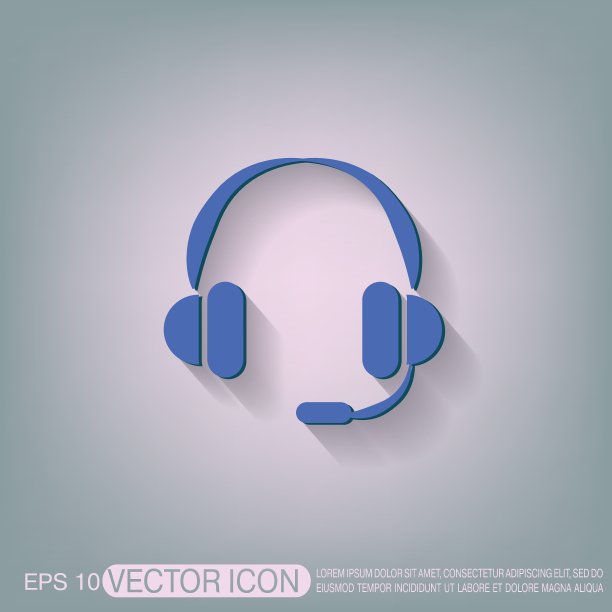 客户支持耳机图标图片下载