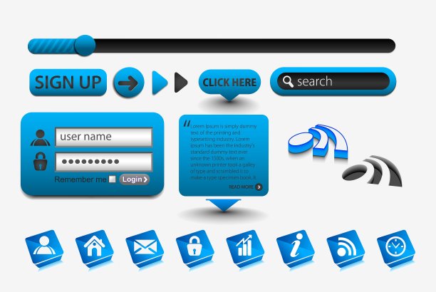 布局元素设计图片下载