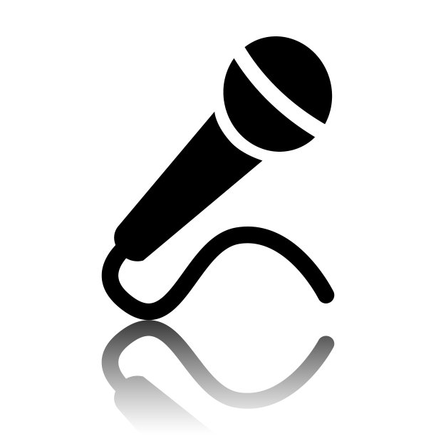 黑色icrophone图标图片下载