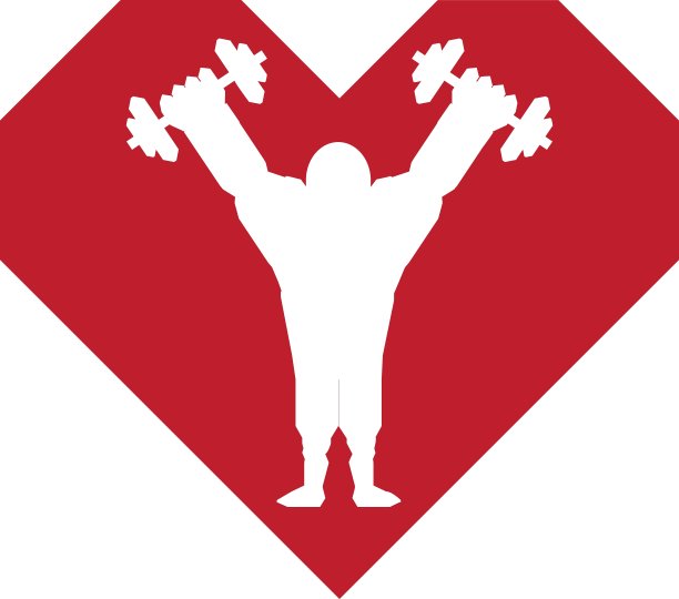 举重图标健美设计图片下载