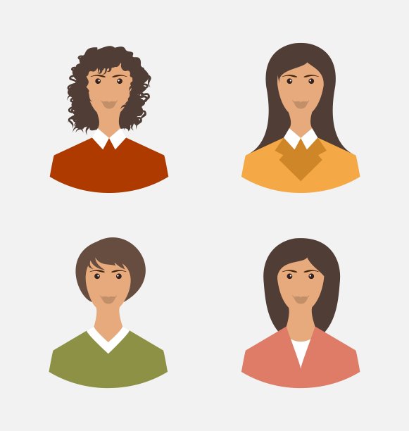 阿凡达设置前人像办公室员工业务图片下载