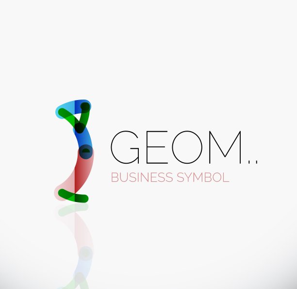 标志线性抽象几何图标图片下载