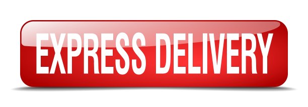 快递红方3d逼真孤立图片下载