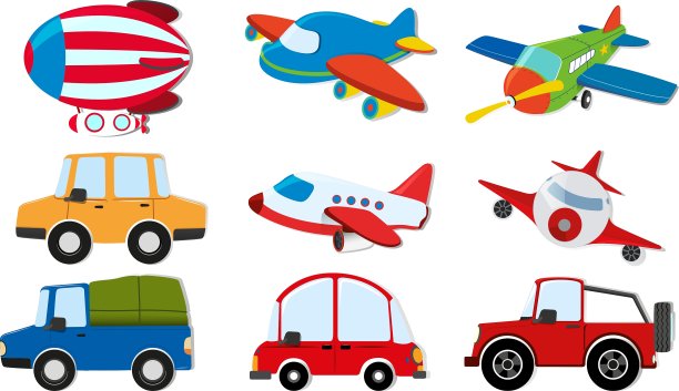 不同的运输方式图片下载