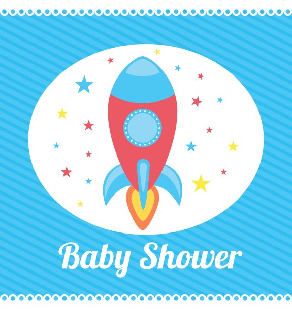 婴儿淋浴设计图片下载