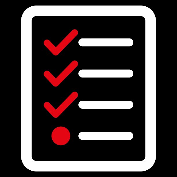 清单图标从商业双色集图片下载