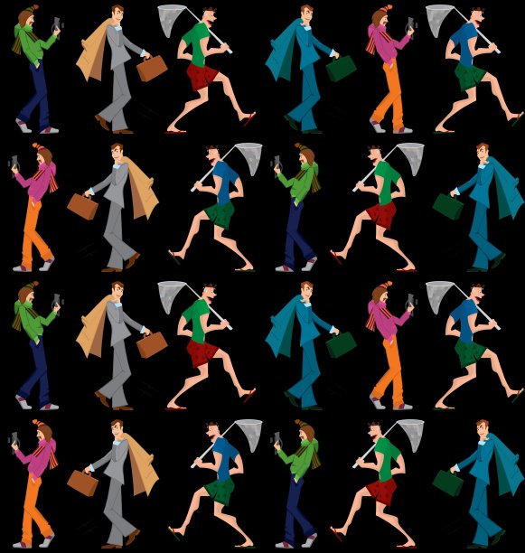 三个人走图片下载