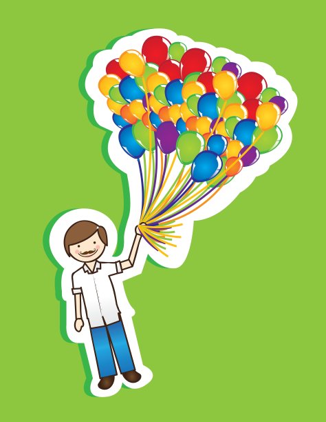 父亲节贺卡以绿色为背景图片下载