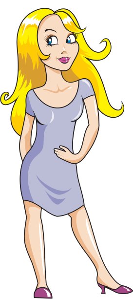 穿着裙子的年轻女子图片下载