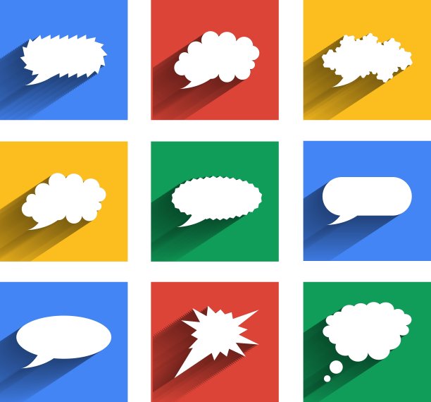 现代言语气泡图片下载