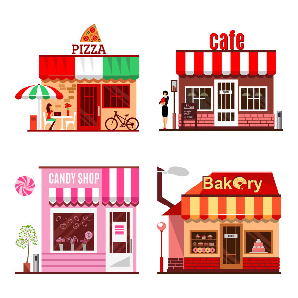 酷集详细平面设计城市公共图片下载