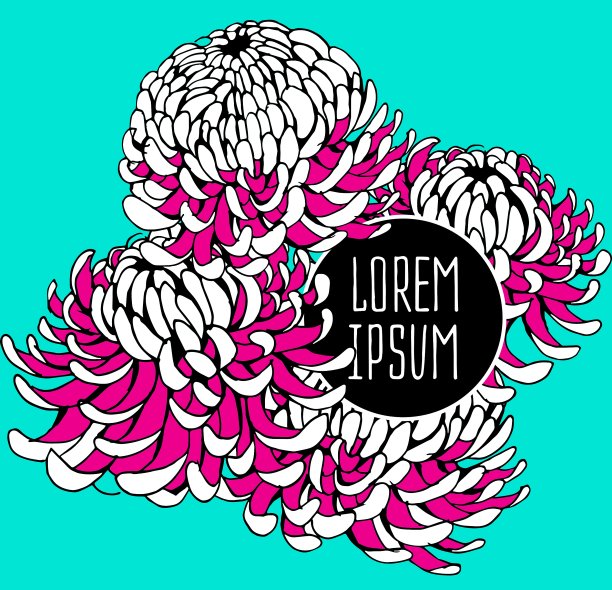 美丽的花卉背景艺术图片下载