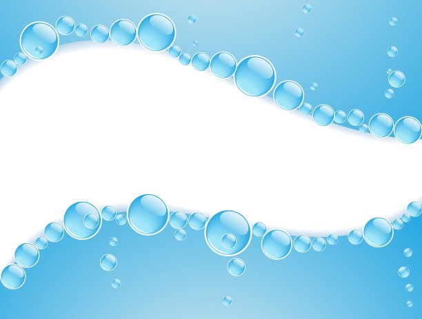 带气泡的水波图片下载