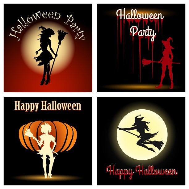 万圣节女巫派对套装图片下载