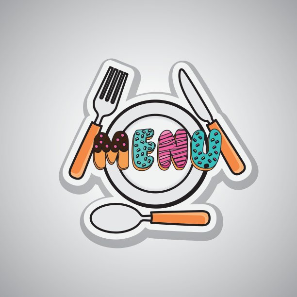 菜单儿童图标设计图片下载