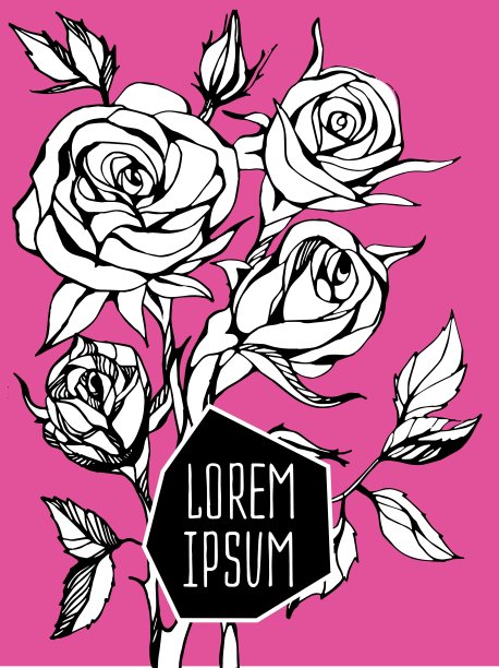 美丽的花卉背景艺术图片下载