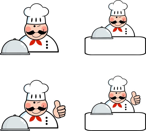 厨师横幅集合图片下载