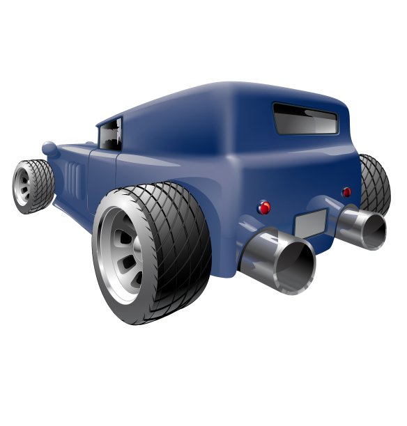 有大排气管的汽车图片下载