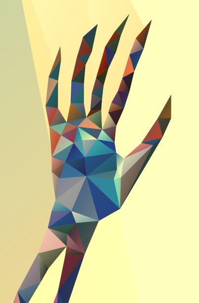 瓢虫多边形图片下载