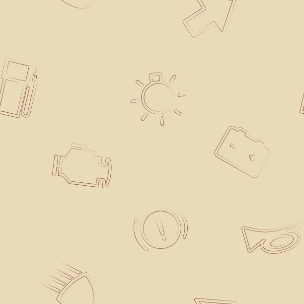 无缝背景与汽车仪表盘图标图片下载