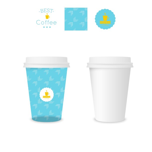 有质感的咖啡纸杯图片下载