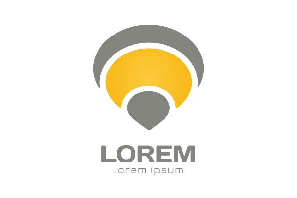 圆形图案斋月Logo设计图片下载