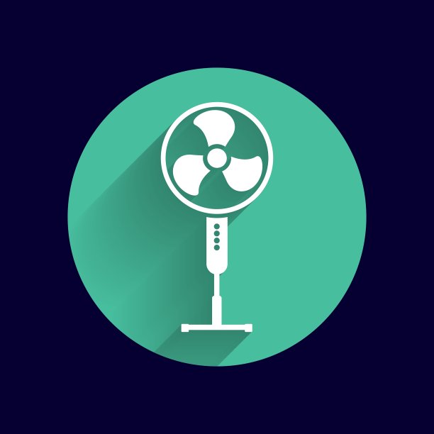 风力涡轮机图标标志冷却器旋转图片下载