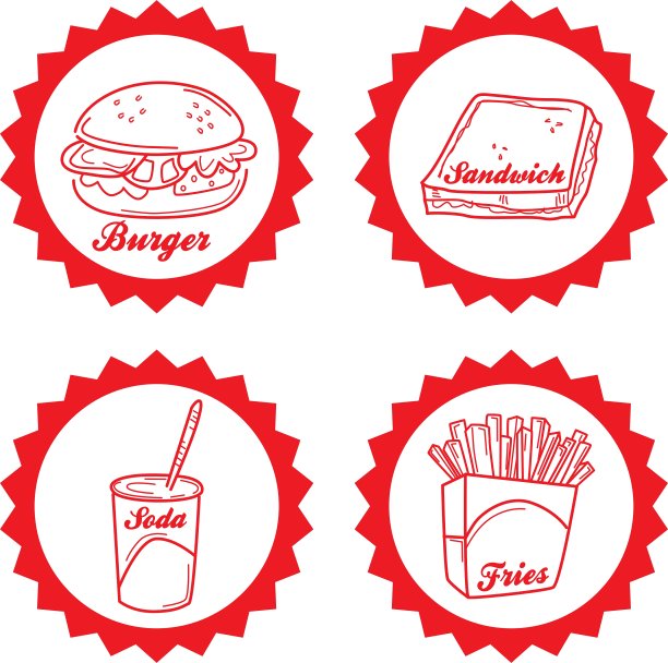 垃圾食品的象征图片下载