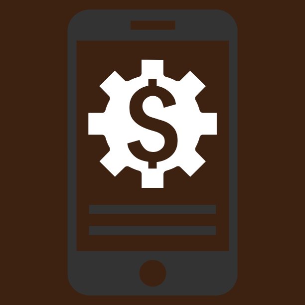 移动银行选项平面图标图片下载