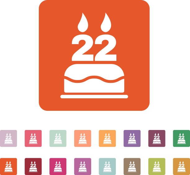 生日蛋糕以蜡烛的形式图片下载