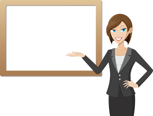 白板上的女孩图片下载