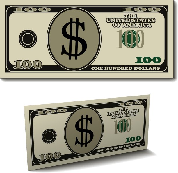 百元纸币图片下载