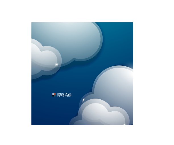 玻璃3d云模板图片下载