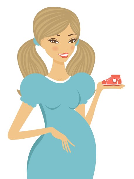 孕妇抱鞋图片下载