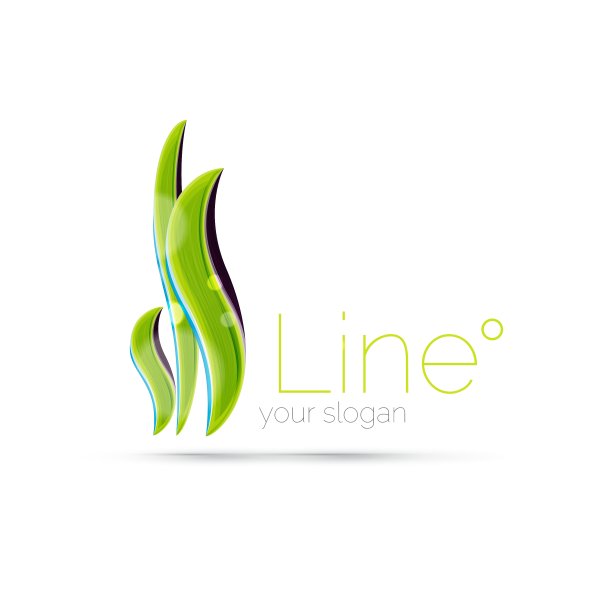 抽象波浪线标志图片下载