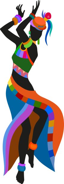 民族舞蹈非洲妇女图片下载