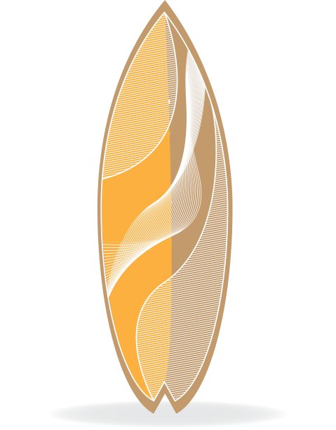 冲浪板设计图片下载