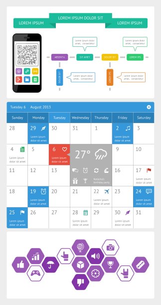 Ui信息图和web元素图片下载
