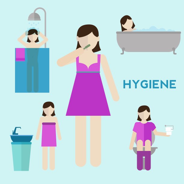 卫生信息图表元素图片下载