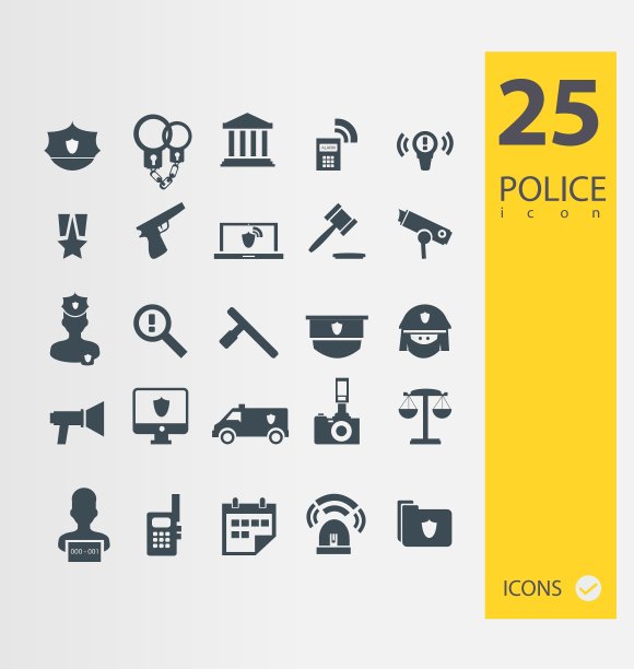 警察图标设置图片下载