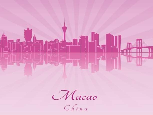 澳门天际线紫光兰花图片下载