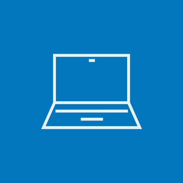 笔记本电脑线图标图片下载