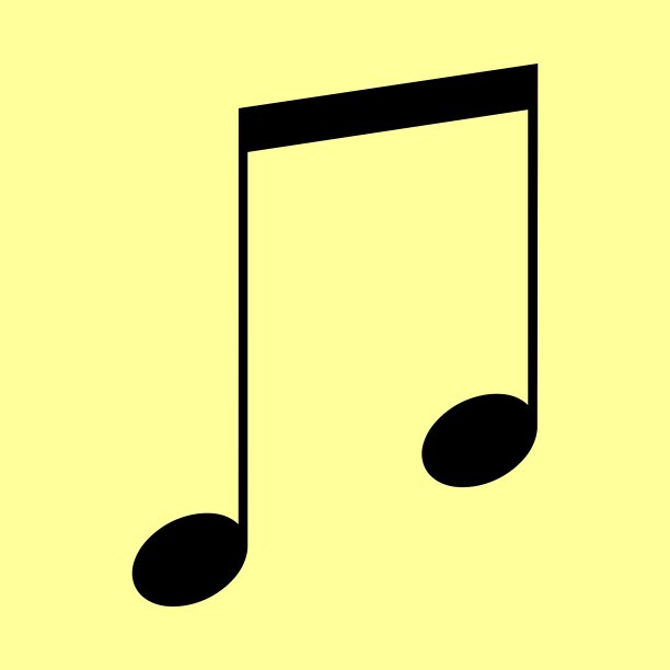 音乐标志平面风格图标图片下载